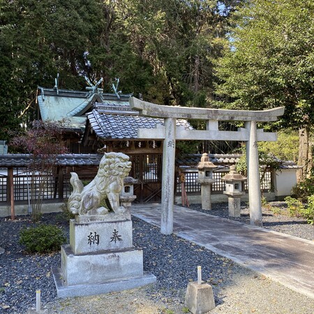 青賀原神社（天野街道周辺）